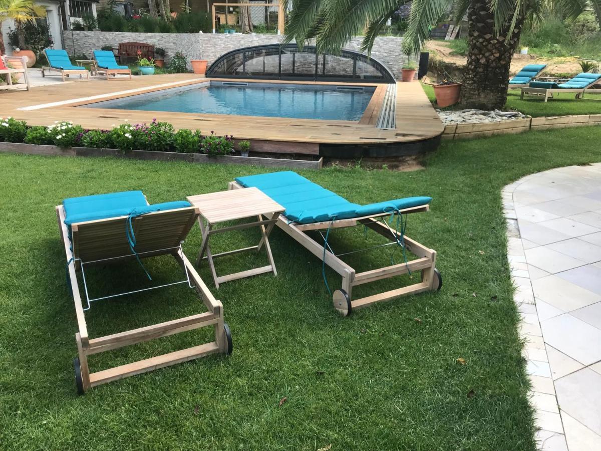 LA MAISON DE LA DUNE - Jacuzzi 1ère séance offerte - Piscine chauffée avec Abri Amovible - Plage située à 200m, accès direct par le bois - Borne VE La Couarde-sur-Mer Exterior foto