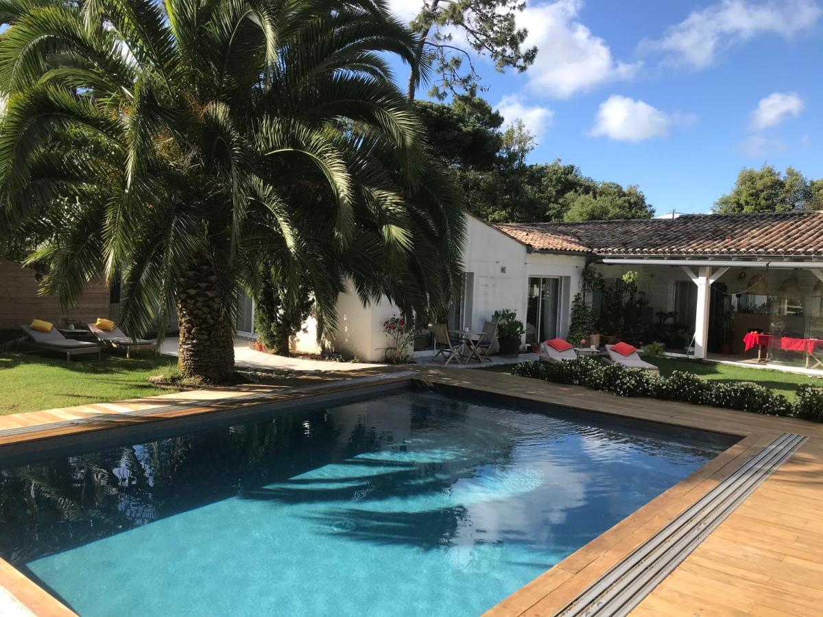 Hotel LA MAISON DE LA DUNE - Jacuzzi 1ère séance offerte - Piscine chauffée avec Abri Amovible - Plage située à 200m, accès direct par le bois - Borne VE La Couarde-sur-Mer Exterior foto